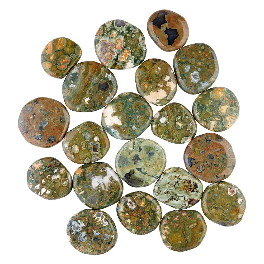 Scheibensteine Rhyolith (Regenwaldrhyolith) | Edelsteine, Heilsteine & Schmuck