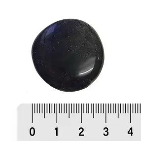 Scheibensteine Goldfluß violett (synth. Glas) | Edelsteine, Heilsteine & Schmuck