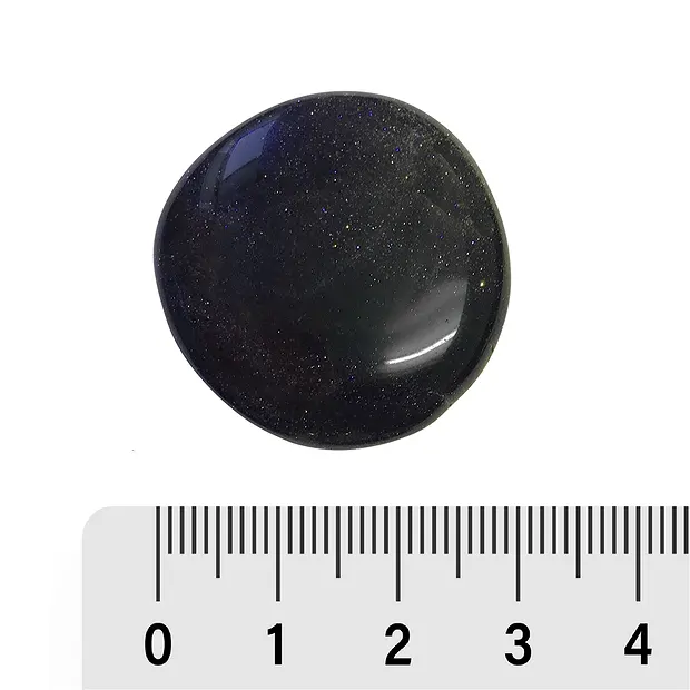 Scheibensteine Goldfluß violett (synth. Glas) | Edelsteine, Heilsteine & Schmuck