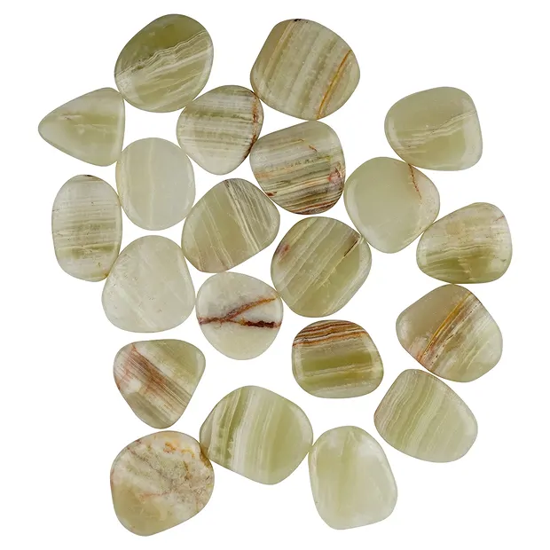 Smooth Stone Calcite-Aragonite (Onyx Marble) | wholesaler gems & healing stones