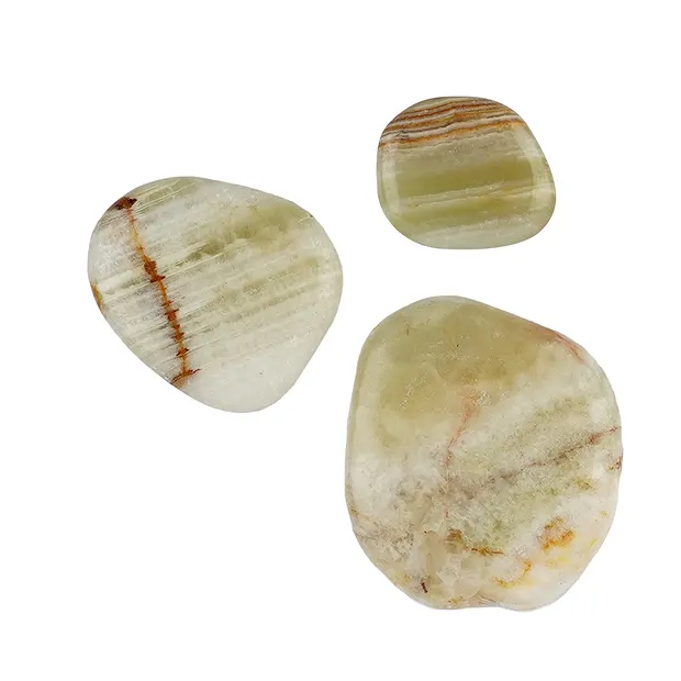 Smooth Stone Calcite-Aragonite (Onyx Marble) | wholesaler gems & healing stones