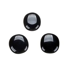 Smooth Stones Obsidian (black) | minerals trade - gems, healing stones & jewelry