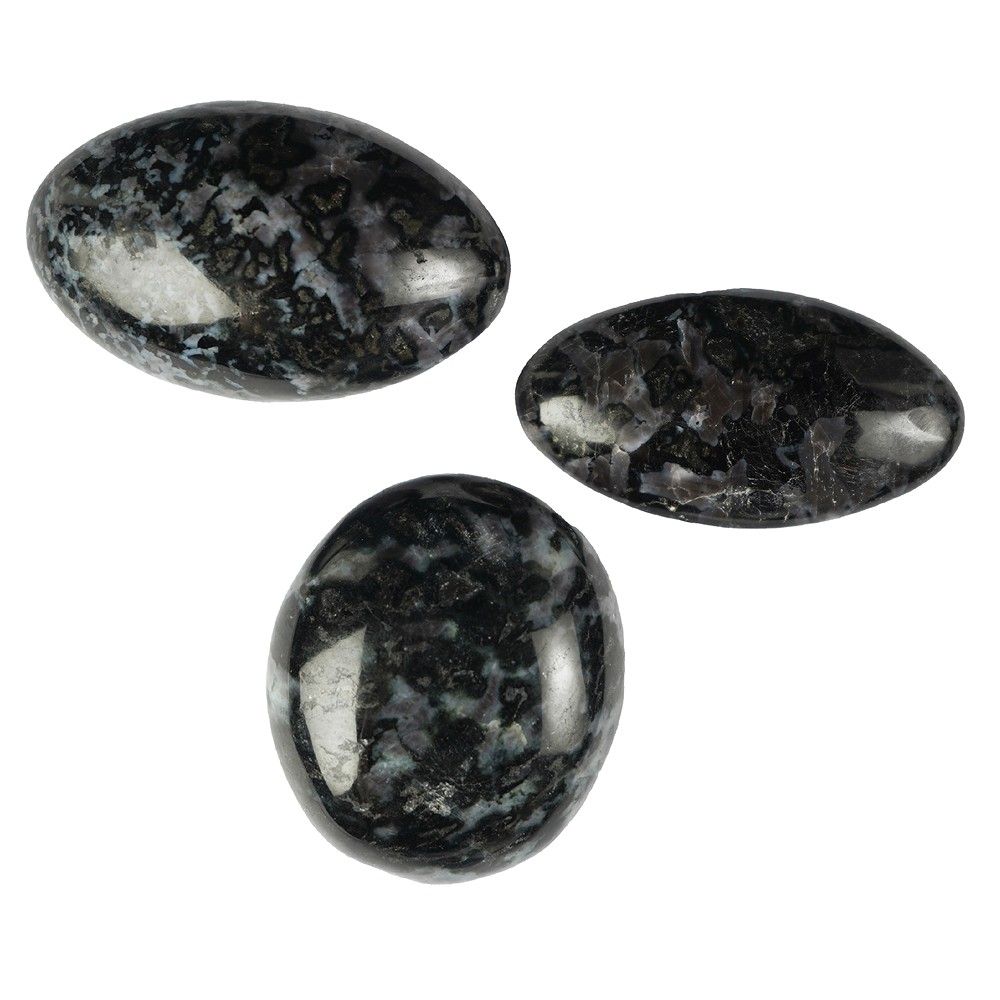 Tumbled Stones Gabbro (Mystic Merlinite), 5,5 - 7,0cm (Jumbo) | Marco Schreier