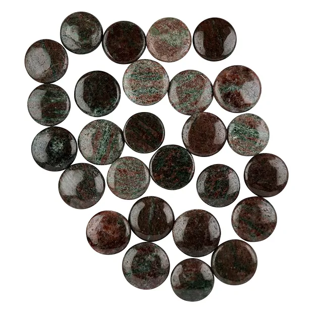 Smooth Stones Garnet Pyroxenite | wholesaler gems, healing stones & jewelry