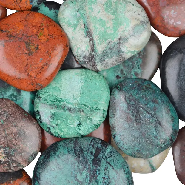 Smooth Stones Sonora Sunrise (chrysocolla with cuprite) | Marco Schreier