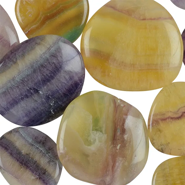 Disco de piedra Fluorita (amarilla bandeada) | Marco Schreier