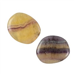 024771501 Pierres lisses Fluorite (bandes jaunes) | Marco Schreier
