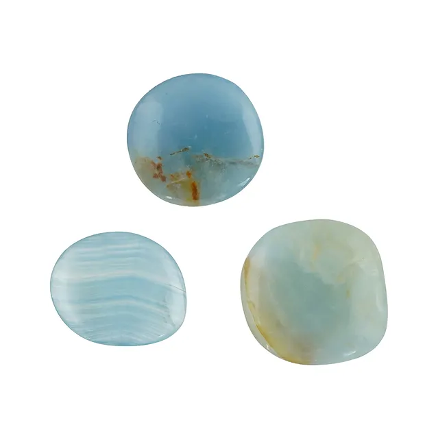 Scheibensteine Aragonit (blau) | Großhändler Edelsteine, Heilsteine & Schmuck