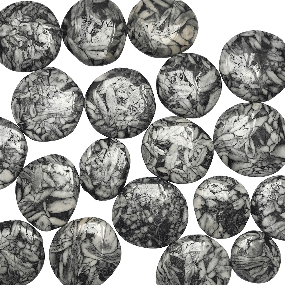 Smooth Stone Pinolite (Ice Flower Magnesite) | wholesaler gems & healing stones