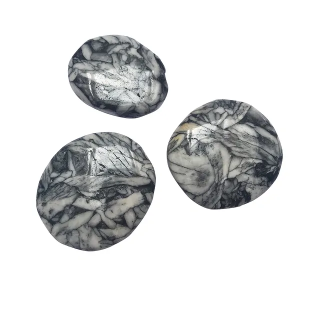 Smooth Stone Pinolite (Ice Flower Magnesite) | wholesaler gems & healing stones