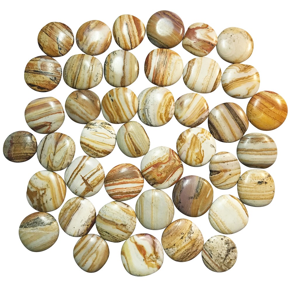 Smooth Stones Evening Red Rhyolite | wholesaler gems, healing stones & jewelry