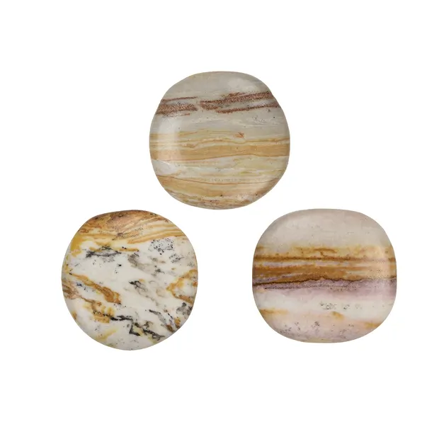 Smooth Stones Evening Red Rhyolite | wholesaler gems, healing stones & jewelry