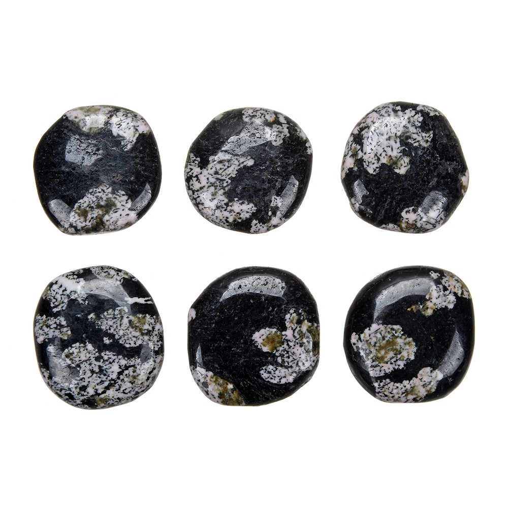 Scheibensteine Khyberstein (Hornblende) | GH Edelsteine, Heilsteine & Schmuck