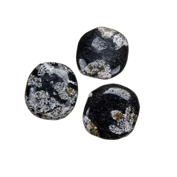 Scheibensteine Khyberstein (Hornblende) | GH Edelsteine, Heilsteine & Schmuck