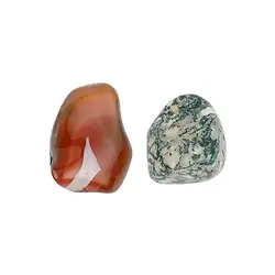 0300003 Bunte Mischung Trommelsteine,  25 - 30mm (L), Afrika, 1kg | Marco Schreier