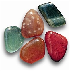 0300005 Miscela colorata di pietre burattate, 15-20 mm (S), Africa, 1 kg | Marco Schreier