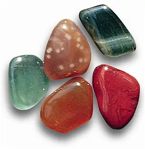 Miscela colorata di pietre burattate, 15-20 mm (S), Africa, 1 kg | Marco Schreier