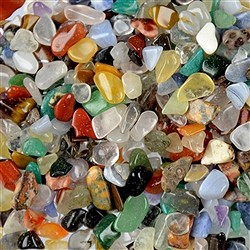 0300009 Mélange coloré de pierres roulées, 04 - 09mm de long (C1), Afrique, 1kg | Marco Schreier