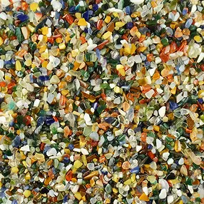 Colorful mixture of Tumbled Stones, 01 - 02mm long (C3), Africa, 1kg | Marco Schreier
