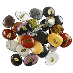 030001501 Bunte Mischung Scheibensteine (1kg/VE) | Edelsteine, Heilsteine & Schmuck-Handel