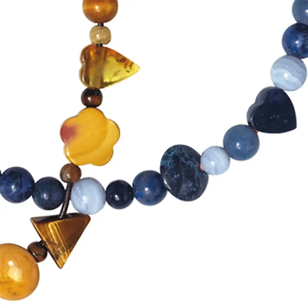 100 gemischte Halsreifteile, ca. 15 - 20mm | GH Edelsteine, Heilsteine & Schmuck