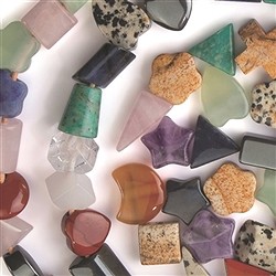 0400090020 100 mixed choker parts, approx. 15 - 20mm | wholesaler gems & healing stones