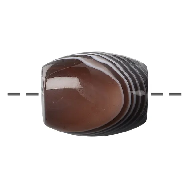 Tönnchen Achat gebohrt, 2,1 x 1,8cm | Schreier Edelsteine, Heilsteine & Schmuck