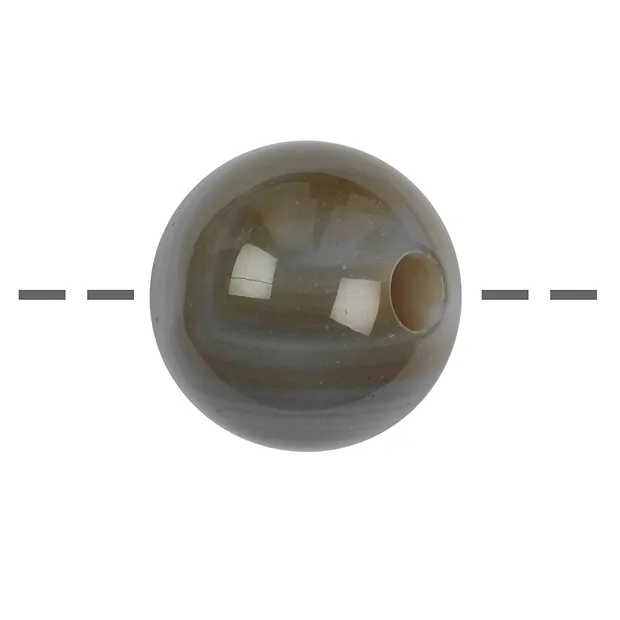 Boule Agate percée, 25mm, perçage 4mm | Marco Schreier