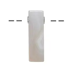 0400199705 Cuboide di Agata forato, 3,5 cm, rodiato | grossista gemme e pietre curative