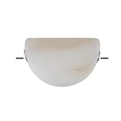 0400199820 Halbrund Achat gebohrt, 3,0 x 2,5cm, rhodiniert | Marco Schreier