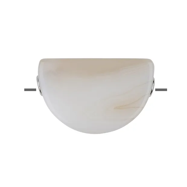 Half-round drilled Agate, 3.0 x 2.5 cm, rhodiniert | Marco Schreier