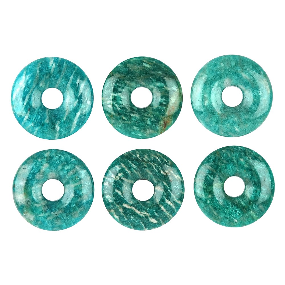 Donut Amazonite (foncé), 30mm | Marco Schreier