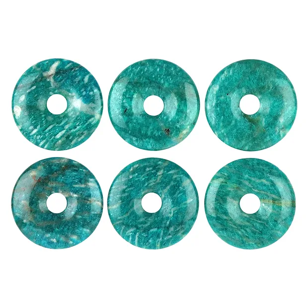 Donut Amazonite (dark), 40mm | wholesale supplier gems, healing stones & jewelry