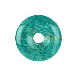 0401100400 Ciambella di Amazzonite (scura), 40 mm | grossista gemme e pietre curative