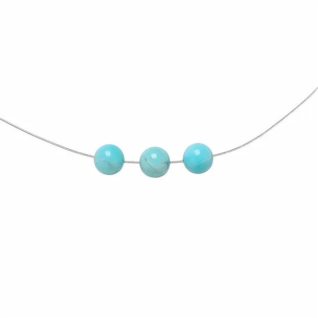 Billes Amazonite percées, 10mm, trou de 1mm (50 pcs/UC) | Marco Schreier