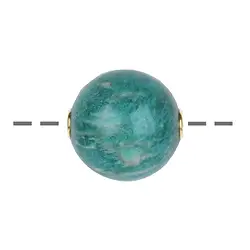 0401196820 Schmuckkugel Amazonit 20mm, vergoldet | Edelsteine, Heilsteine & Schmuck-Handel