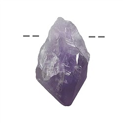 0401293004 Rohkristall Amethyst gebohrt, 4,0cm | Schreier Edelsteine, Heilsteine & Schmuck