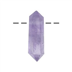 0401293021 Spitze poliert Amethyst gebohrt, 4,2cm | Edelsteine, Heilsteine & Schmuck-Handel