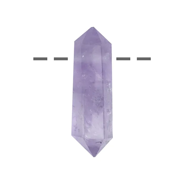 Spitze poliert Amethyst gebohrt, 4,2cm | Edelsteine, Heilsteine & Schmuck-Handel