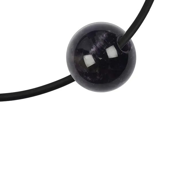 Drilled amethyst ball, 25mm, 4mm hole | wholesale gems, healing stones & jewelry