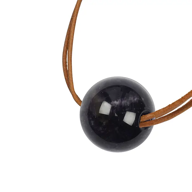 Drilled amethyst ball, 25mm | Schreier wholesale; gems, healing stones & jewelry