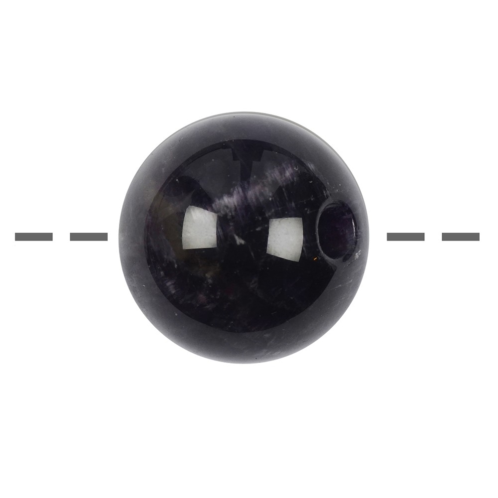 Kugel Amethyst gebohrt, 25mm | Mineralienhandel Edelsteine, Heilsteine & Schmuck