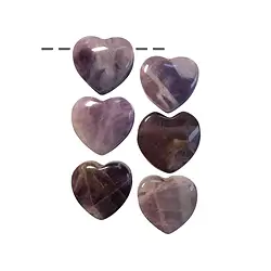 0401294605 Herz Amethyst gebohrt, 15mm | Mineralien-Handel Edelsteine, Heilsteine & Schmuck