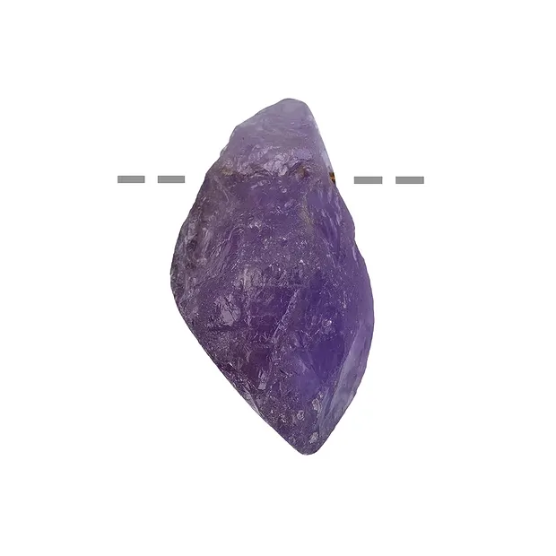 Drilled amethyst rough stones, 2.5 - 4.0 cm (medium) | Marco Schreier