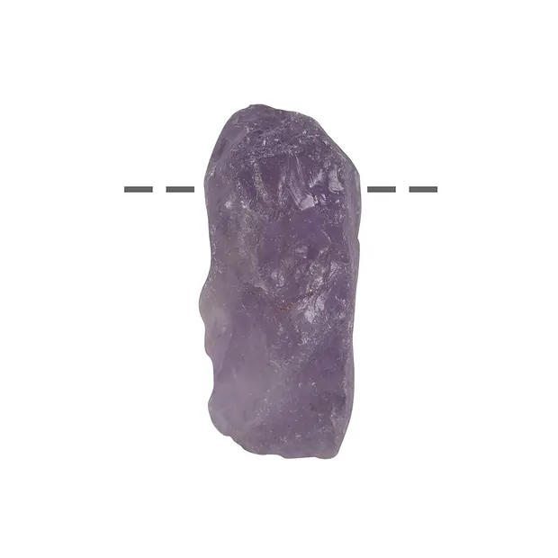 Piedras en bruto de amatista perforadas, 4,0 - 5,0 cm | Marco Schreier