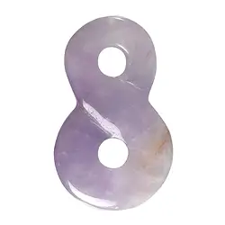 0401296029 Necklace piece "Infinity" amethyst, 4cm | wholesaler gems & healing stones