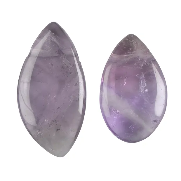 Freeform Amethyst B drilled, 3.5 - 4.5cm | wholesaler gems & healing stones