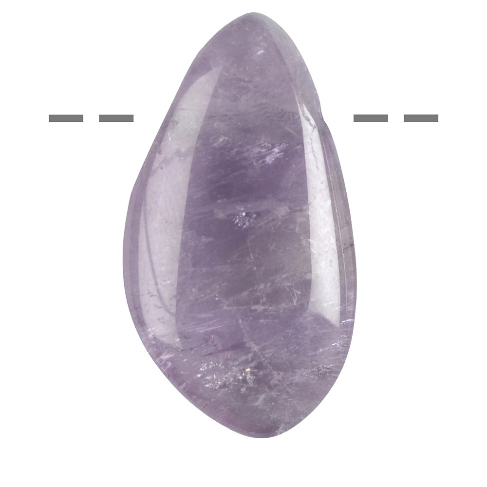 Ametista a forma libera B forata, 4,5 - 5,0 cm | Marco Schreier