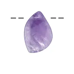 0401298206 Freeform Amethyst A gebohrt, 3,0 - 3,5cm | GH Edelsteine, Heilsteine & Schmuck