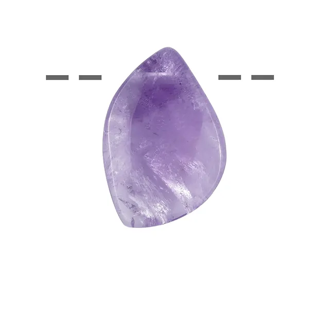 Freeform Amethyst A gebohrt, 3,0 - 3,5cm | GH Edelsteine, Heilsteine & Schmuck